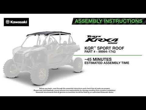 幕張 2020-2025 Kawasaki Teryx KRX 1000 HMW Rock Slider Set 99994-1328