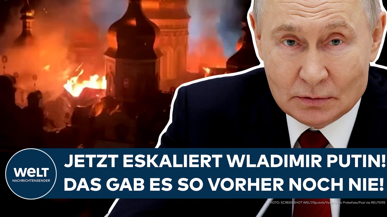 UKRAINE-KRIEG: Jetzt eskaliert Russen-Präsident Wladimir Putin! Das gab es so vorher noch nie!