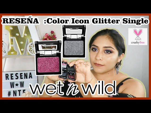 Vídeo relacionado con Wet n Wild - Color Icon Glitter Eyeshadow Single - Sombra de Ojos Brillante con una Fórmula Hidratante y Textura Sedosa, Glitter Maquillaje Profesional - Vegan - Color Blanco