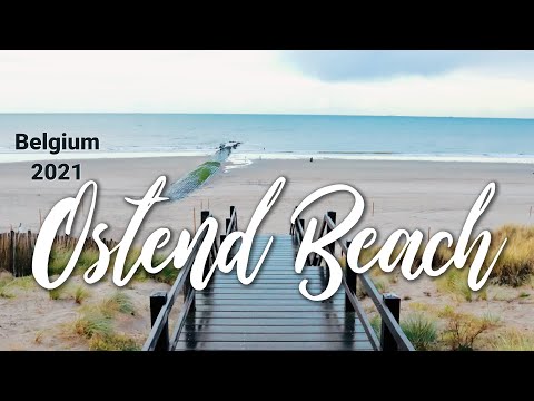 Sunset Walk in November at Ostend Beach | Belgium 2021