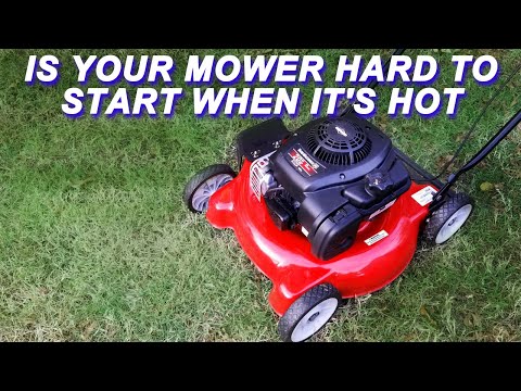 Fixing A Yard Machines Mower That's Hard To Start When Hot