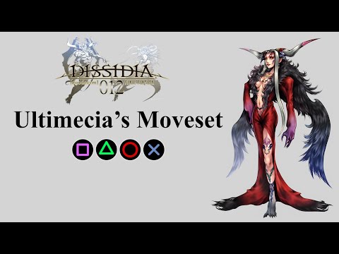 Ultimecia's Moveset | Bravery Attacks, HP Attacks & EX Burst【Dissidia 012 Final Fantasy】