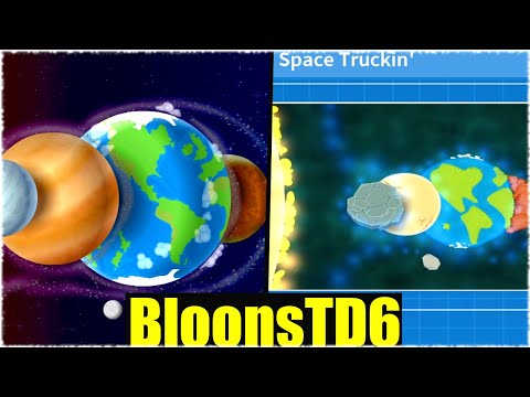 DIE BTD5 WELTRAUMMAP IST IM SPIEL! - Bloons TD6 [Deutsch/German]