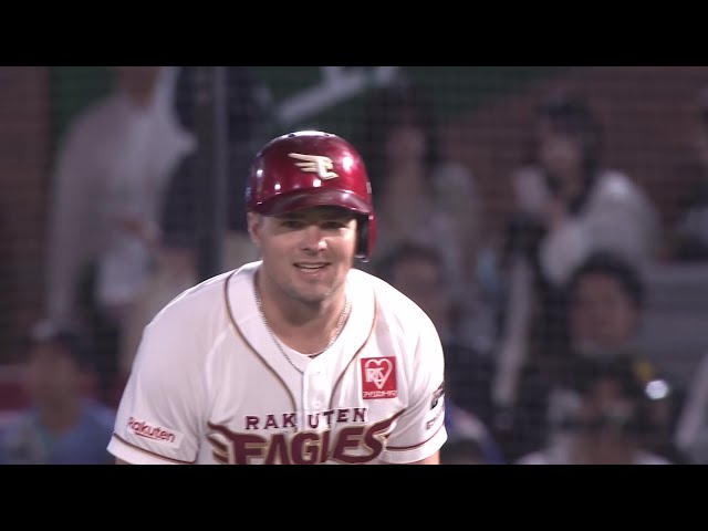【1回裏】頼れる4番の一打!! イーグルス・ボイト レフト前への先制タイムリーヒット!!  2025年9月26日 東北楽天ゴールデンイーグルス 対 福岡ソフトバンクホークス
