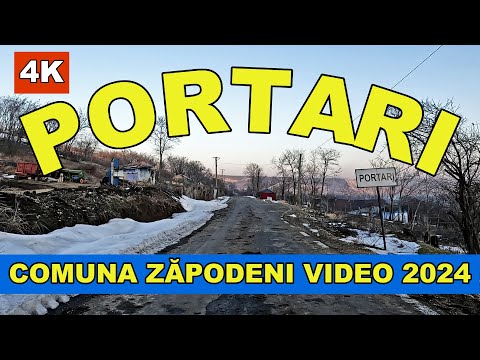 Traseul Portari - Satu Nou Județul Vaslui 2024 video 4K
