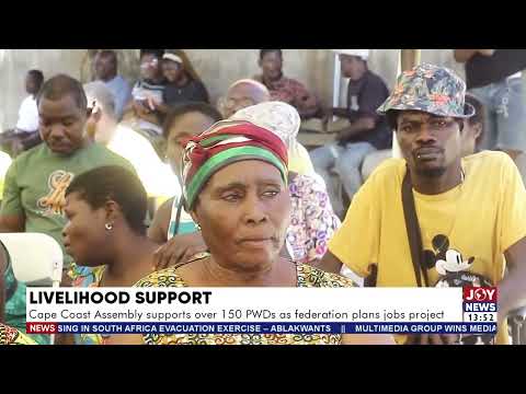 Livelihood support: Cape Coast Assembly supports over 150 PWDs as federation plans jobs project