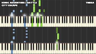 Sonic Adventure 2 (Battle) - City Escape - Awesome for Piano