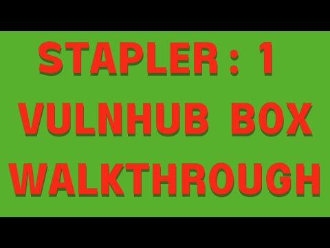 Stapler 1: Vuln Hub OSCP like Box Complete Walkthrough