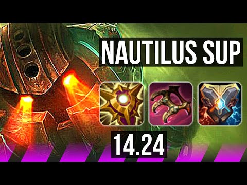 NAUTILUS & Lucian vs LEONA & Kai'Sa (SUP) | KR Master | 14.24