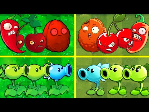 Random Team Plant PvZ 1 vs PvZ 2 - Who Will Win? - PvZ 2 Team Plant vs Team Plant
