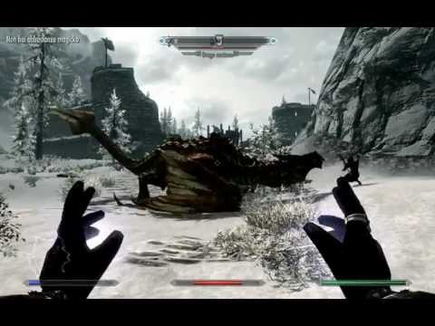 TES V - The Elder Scrolls V - Skyrim - Mage lvl 42 vs FIVE ancient dragons!!