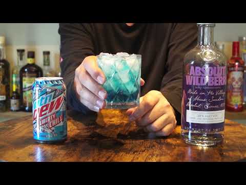 Absolut Wild Berri Vodka & Mtn Dew Liberty Chill