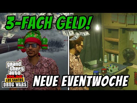 GTA Online NEUE Weihnachts Eventwoche | DREIFACH GTA$, Neue Inhalte, Rabatte und Zeitrennen in 2022