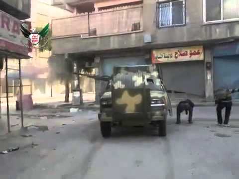 استهداف قناص لقوات النظام من قبل لواء فتح الشام في مدينة حرستا في محافظة ريف دمشق