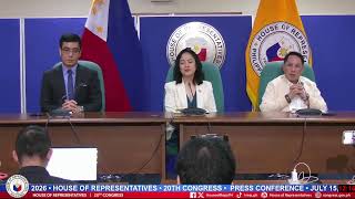 PRESS CONFERENCE (JULY 15, 2026)