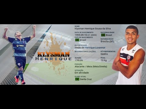 Klysman Henrique Atacante 2016