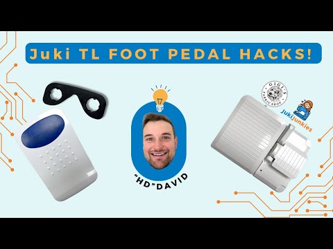 JUKI TL FOOT PEDAL HACKS! (Permanent/Temporary)
