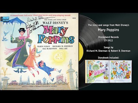 Walt Disney's story and songs from Mary Poppins (ST-3922) | Vintage Disney Vinyl Restored