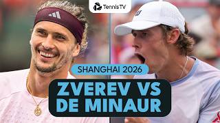Alexander Zverev Battles Alex de Minaur 🔥 | Shanghai 2026 Highlights