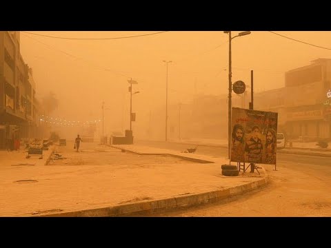 Ιράκ: Ισχυρή αμμοθύελλα – Εκατοντάδες στα νοσοκομεία