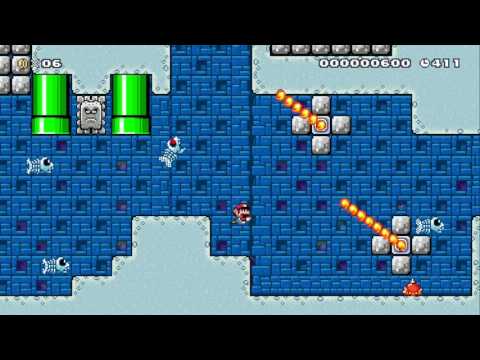 Fortaleza de baunilha !REMIX! by TorviC - SUPER MARIO MAKER - NO COMMENTARY 1AW