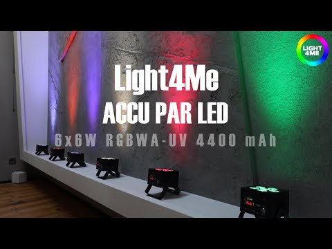 Light4me Accu Par RGBWA-UV