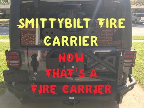 Smittybilt XRC GEN2 Jeep Tire Carrier Install Part 2