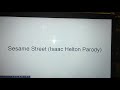 Sesame Street Isaac Helton Parody