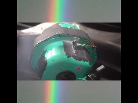 Water meter Paint removing with dry ice blasting