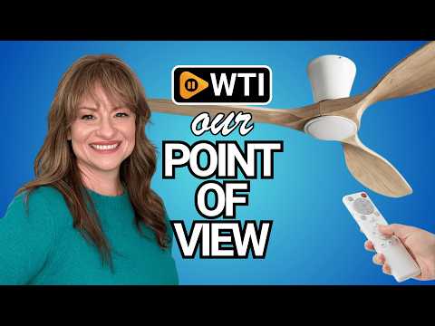 Skylike 52"" Flush Mount Wood Ceiling Fan with Lights - WTI product video review