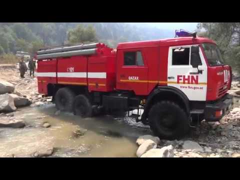 FHN-nin Gürcüstana ezam olunmuş qüvvələri yanğınsöndürmə əməliyyatlarını uğurla davam etdirir