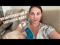 BREASTFEEDING A TEETHING BABY Clingy Baby Clean With Me Mum Of Four
