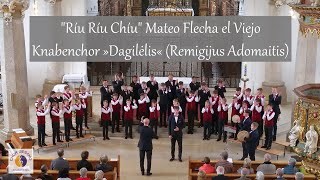 "Ríu Ríu Chíu" Mateo Flecha el Viejo | Knabenchor »Dagilėlis« (Remigijus Adomaitis)