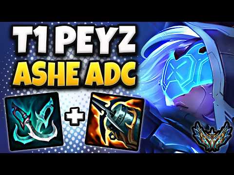 T1 Peyz Ashe vs Ezreal [ ADC ] Korea Challenger 2083 LP | Patch 26.3