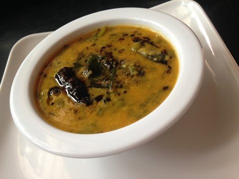 Palak Dal Recipe - How to make Palak Dal with Toor Dal - Spinach Dal- Palakura Pappu