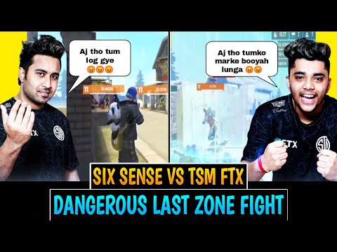 Analysing Dangerous Last Zone Fight Between Tsm Ftx Vs Six Sense😡😡!! Garena Free Fire