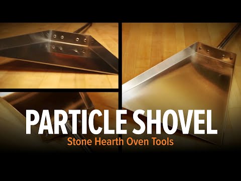 Ferramenta de pá de partículas para forno de pedra de madeira