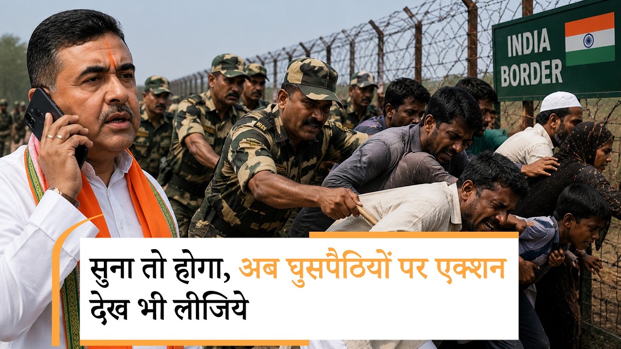 India Bangladesh Border पर हालात तनावपूर्ण, फिर से घुस रहे थे घुसपैठिये, BSF ने सबकी धुलाई कर दी