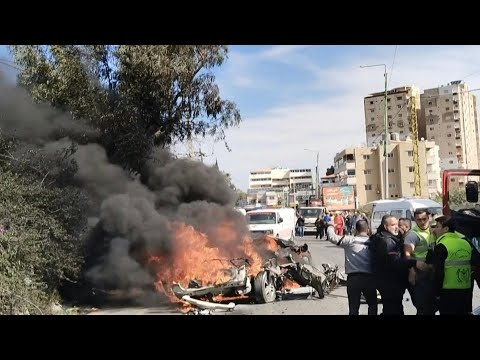 Scene of deadly Israel strike on car in south Lebanon | AFP