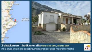 preview picture of video '2 slaapkamers 1 badkamer Villa te Koop in Santa Lucia, Denia, Alicante, Spain'