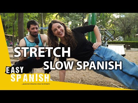 Slow Spanish Exercise Routine From Start to Finish | Super Easy Spanish 101