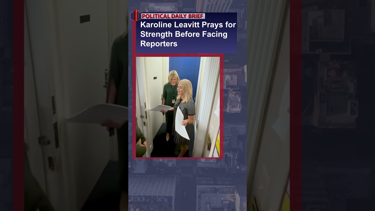 Prayer, Politics, and Power: Karoline Leavitt’s Bold Moment