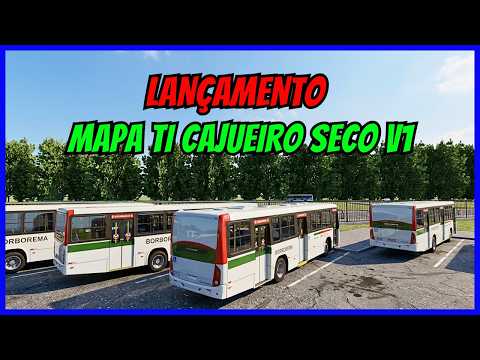 🔴Gameplay Novo Mod Mapa TI Cajueiro Seco V1 | Linha 162 | Proton Bus Simulator | Mods | PBSU