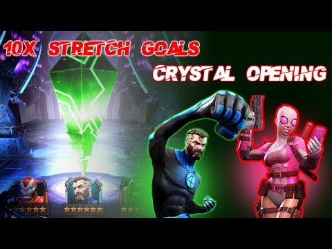 10x 6* MISTER FANTASTIC CRYSTALS! DO WE GET HIM?! - MARVEL CONTEST OF CHAMPIONS