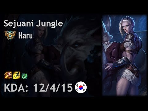 Sejuani Jungle vs Evelynn - Haru - KR Challenger Patch 7.15