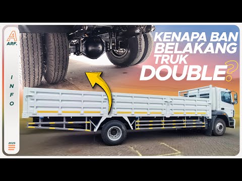 Ternyata Ini Alasan Ban Belakang Truk Dibuat Double
