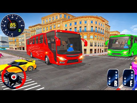 City Coach Bus Simulator 3D - Bus Driving Simulator 3D - Android GamePlay