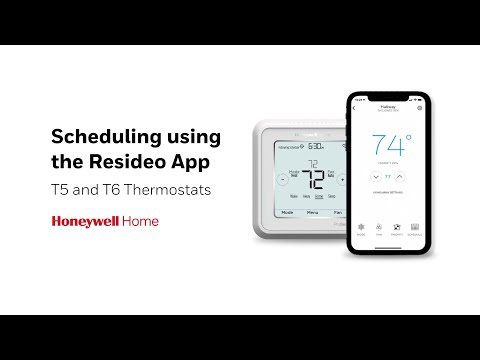 Thumbnail for Scheduling Using the Resideo App – T5 and T6 Pro Smart