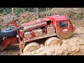 Heavy Trucks Stuck In Dangerous Extreme Mud Intruder Oshkosh Star Zil Kamaz Kosmovac Offroad