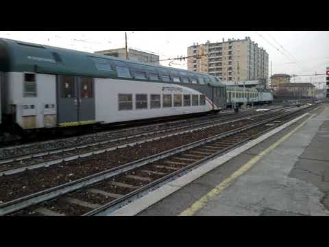E464 255+6 2 piani Trenord, E464 285+7 MDVC - Milano Greco 9/3/2021